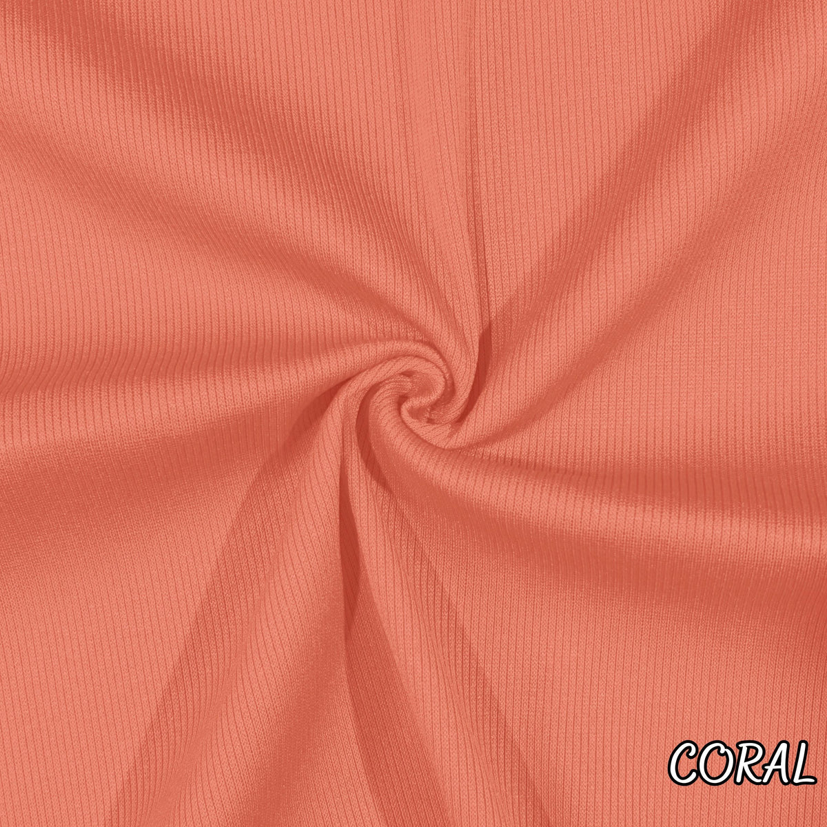 Athena 2x1 rib knit fabric detail view