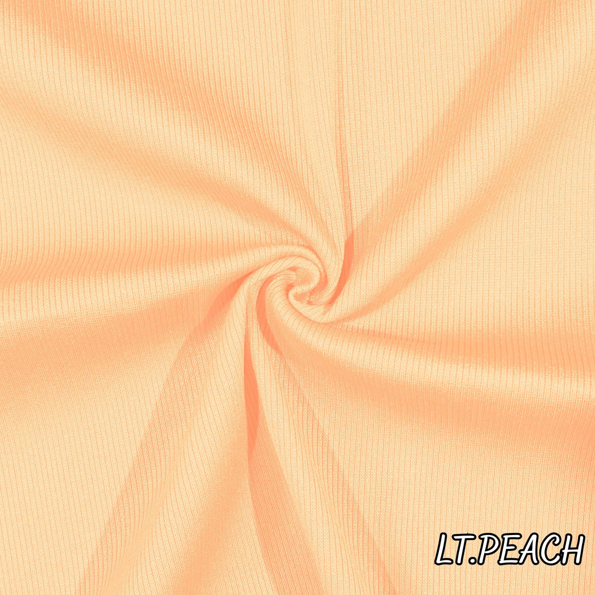 Athena 2x1 rib knit fabric flat lay view