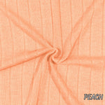Band Rib Fabric in Brown Fall Tones — fabric by the yard — another view