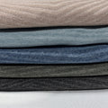 Diamond rib jacquard knit fabric