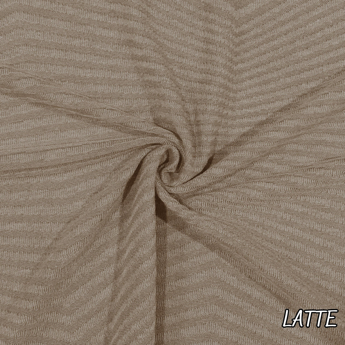 Diamond rib jacquard knit fabric detail view