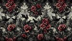 Whimsical gothic magic fabric