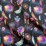 Dark night dreamcatcher galaxy fabric
