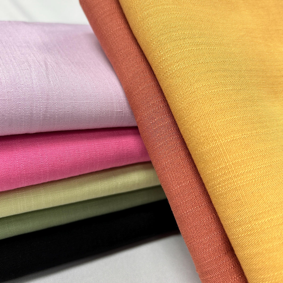 Rayon slub woven fabric
