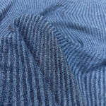 Diamond rib jacquard knit fabric flat lay view