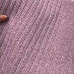 Mirr stripe rib knit fabric flat lay view
