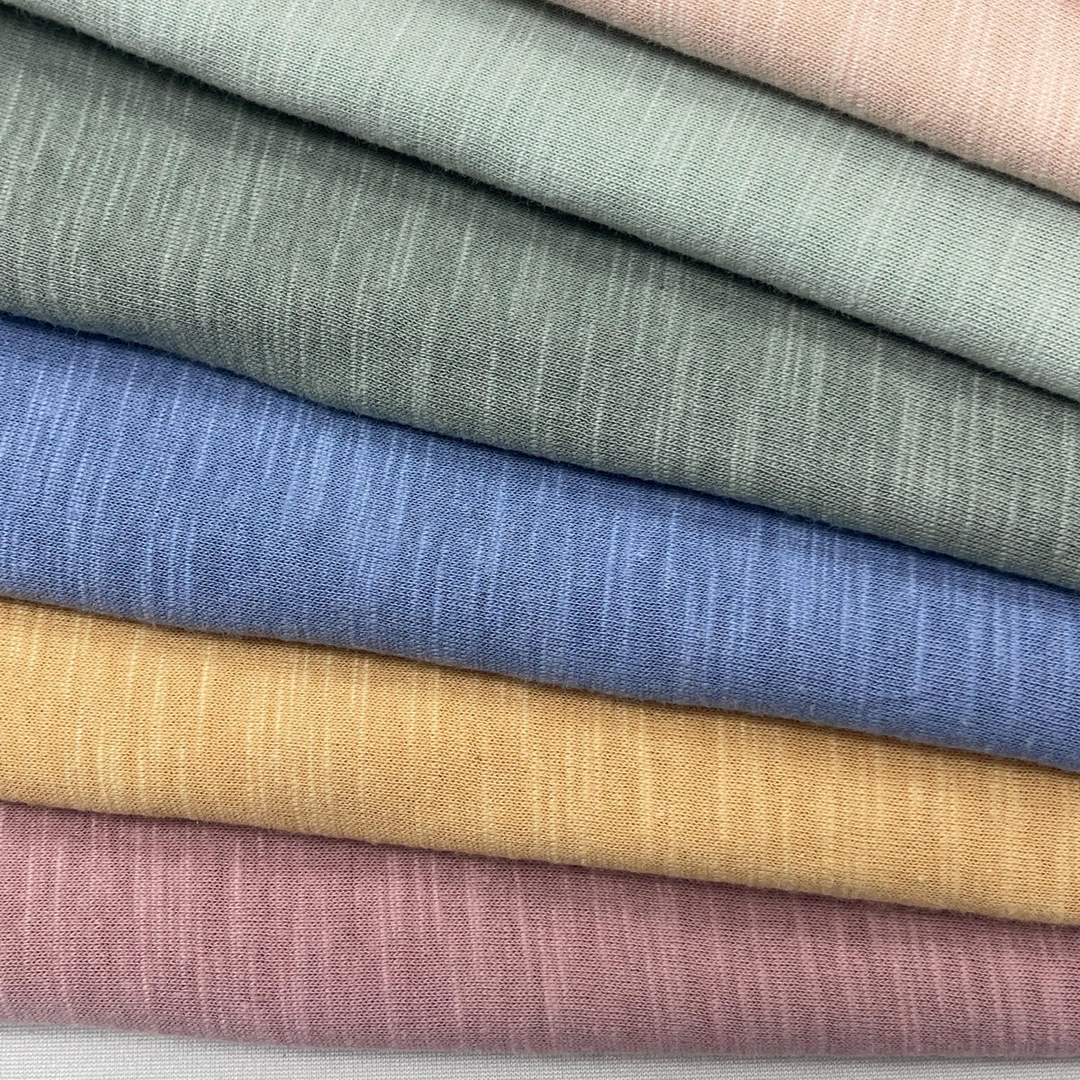 Kc slub jersey fabric