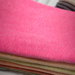 Tri-blend jersey knit fabric draped view