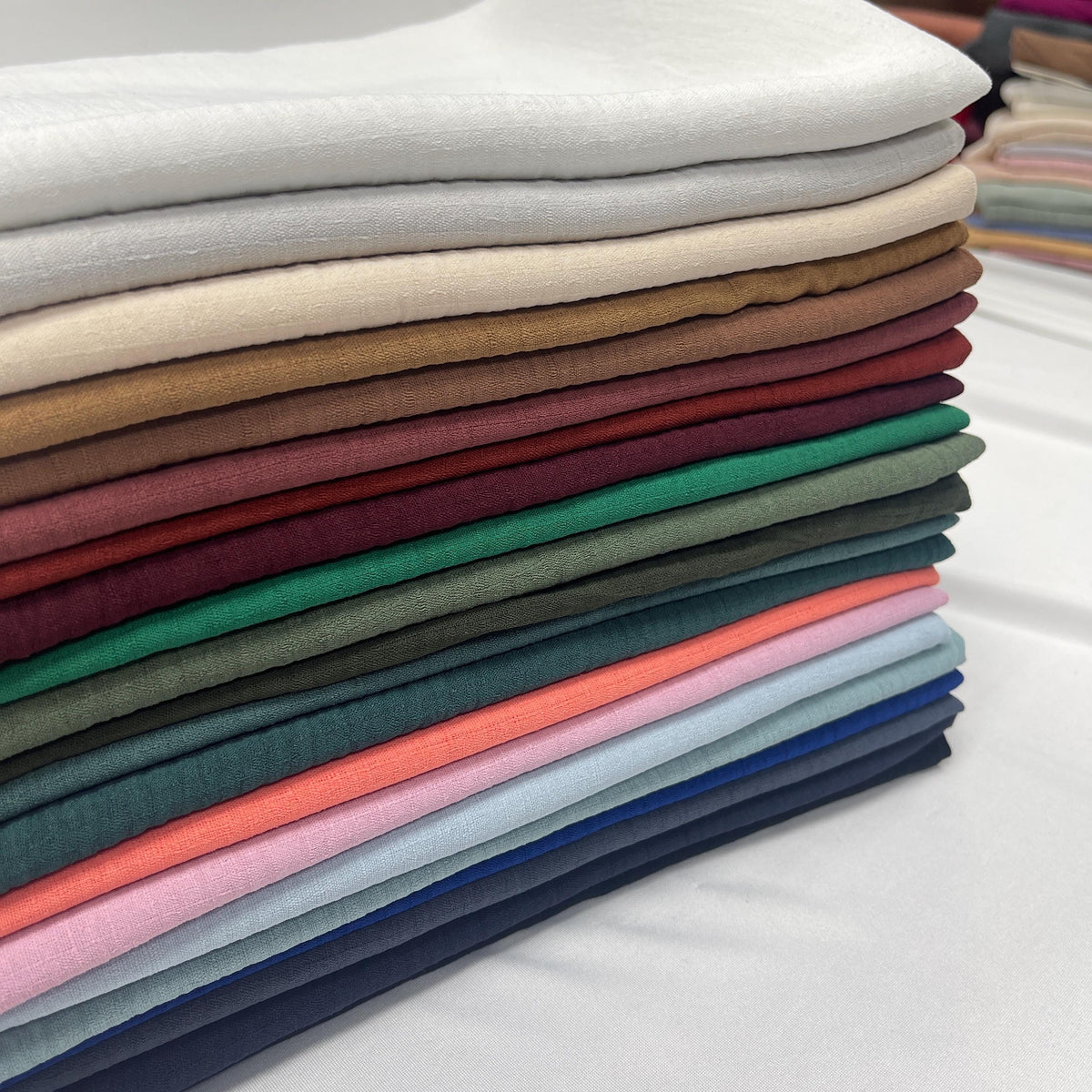 Slub milano knit fabric