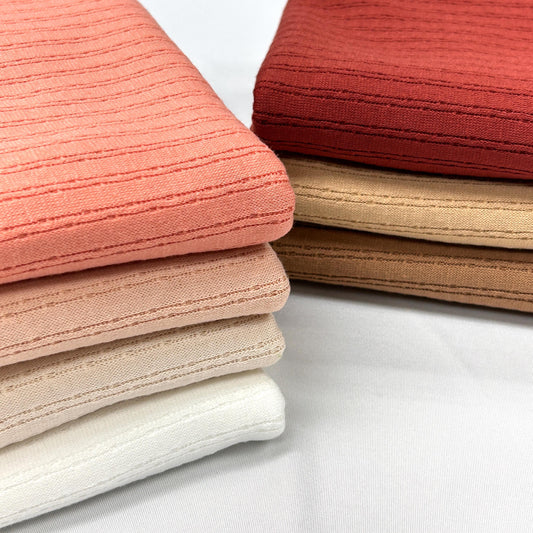 Annie stretch rib knit fabric