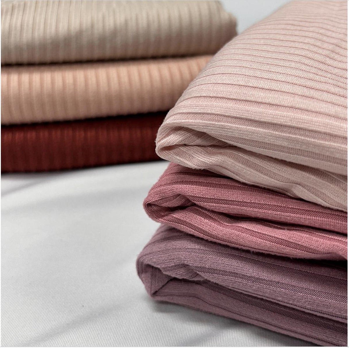 5x3 Brushed DTY Rib Fabric — fabric by the yard — additional view