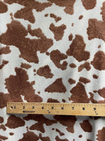 Boho highland cow fabric