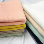 5x2 cotton rib knit fabric