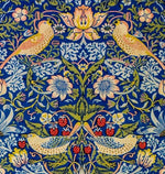 William morris strawberry thief fabric close-up texture detail