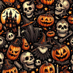 Haunted halloween spooky fabric close-up texture detail