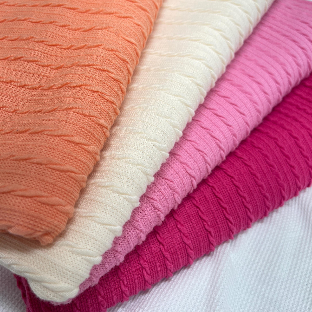 Kara chain jacquard fabric close-up texture detail