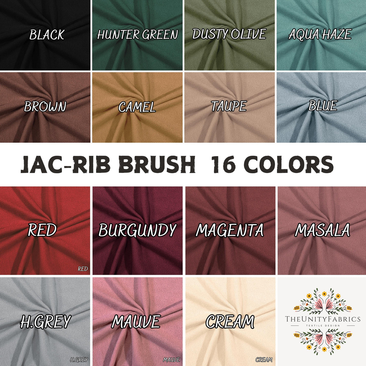 Jac-Rib Brush Fabric — fabric by the yard — another view