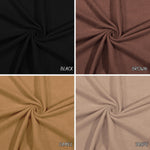 Brushed jacquard rib knit fabric detail view