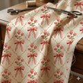 Floral polyester deco ribbon trim