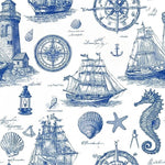 Retro ocean lettering fabric close-up texture detail