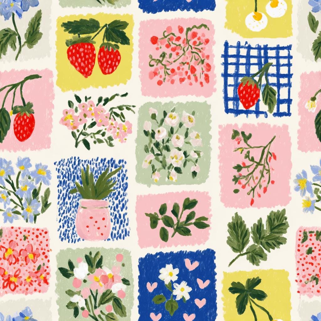 Savannah zoo animals nursery fabric flat lay view