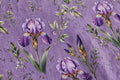 Iris Floral Jersey Knit — Pattern detail view