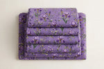 Iris Floral Jersey Knit — Folded stack view