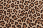 Jungle Cat Animal Print Jersey Knit — Pattern detail view