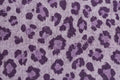 Leopard Dusk Linen — Pattern detail view
