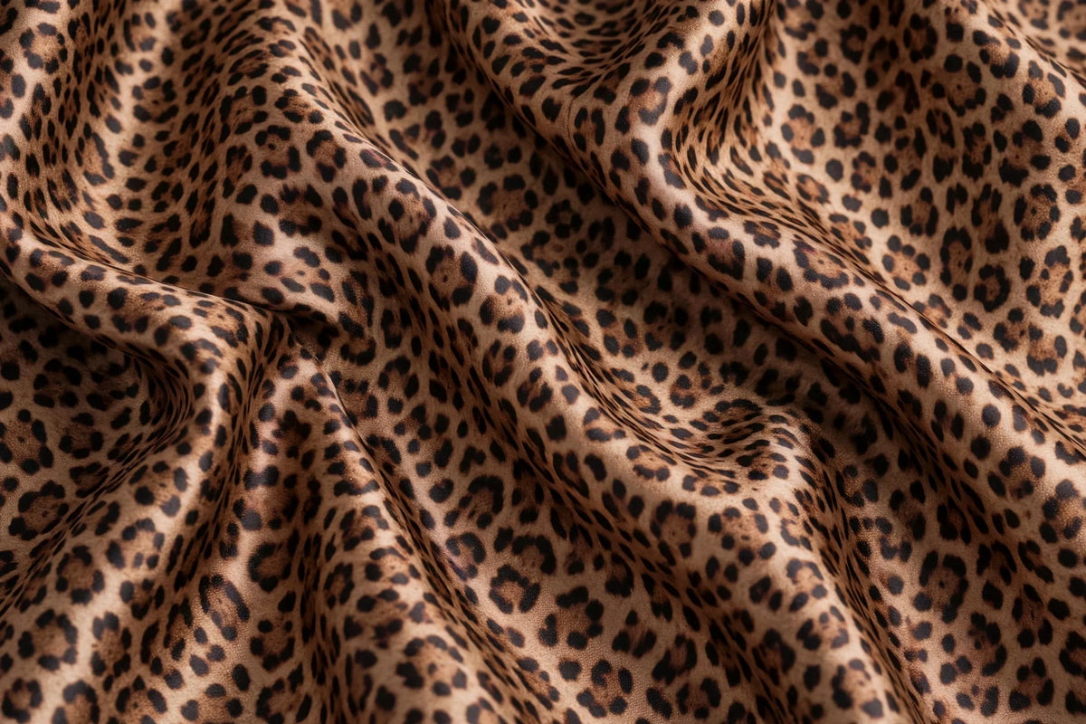 Leopard Luxe Satin — Pattern detail view