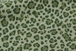 Leopard Meadow Cotton — Pattern detail view