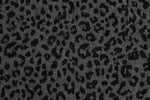 Leopard Noir Cotton — Pattern detail view