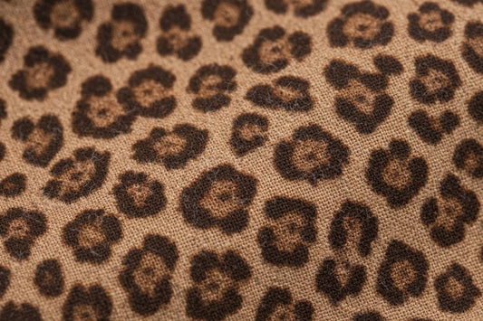 Leopard Print Cotton — Pattern detail view