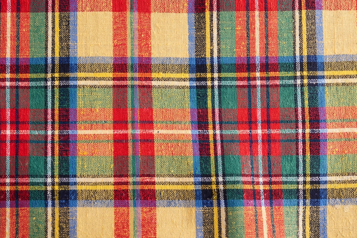 Madras Plaid Cotton — Pattern detail view