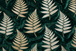 Emerald fern velvet upholstery fabric