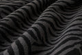 Midnight Zebra French Terry — Pattern detail view