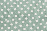 Mint Polka Dot Cotton — Pattern detail view