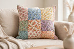 Mix Floral Patchwork — Lifestyle cushion view