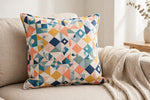 Modern Geo Cotton — Lifestyle cushion view