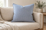 Nautical Stripe Cotton — Lifestyle cushion view