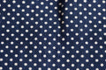 Navy Polka Dot Cotton — Pattern detail view