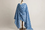 Ocean Animal Print Cotton — Draped view