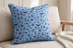 Ocean Animal Print Cotton — Lifestyle cushion view
