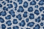 Ocean Leopard Cotton — Pattern detail view