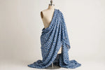 Ocean Leopard Cotton — Draped view