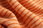 Orange Stripe Knit — Pattern detail view