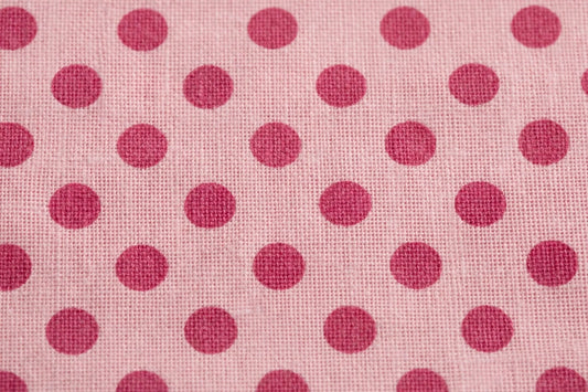 Pink Polka Dot — Pattern detail view