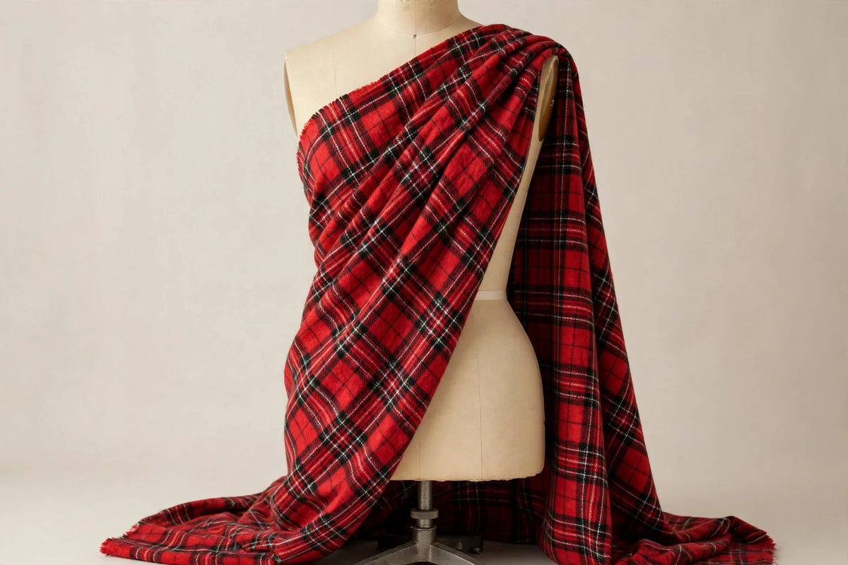 Plaid Flannel — Draped view