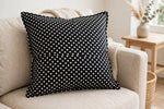 Polka Dot Cotton — Lifestyle cushion view