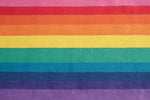 Rainbow Stripe Cotton — Pattern detail view